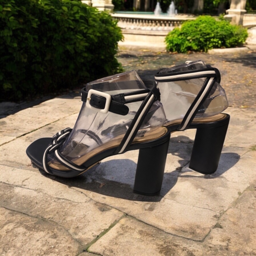WHBM Nova Mixed Knot High Heeled Sandals size 10 - Picture 6 of 11